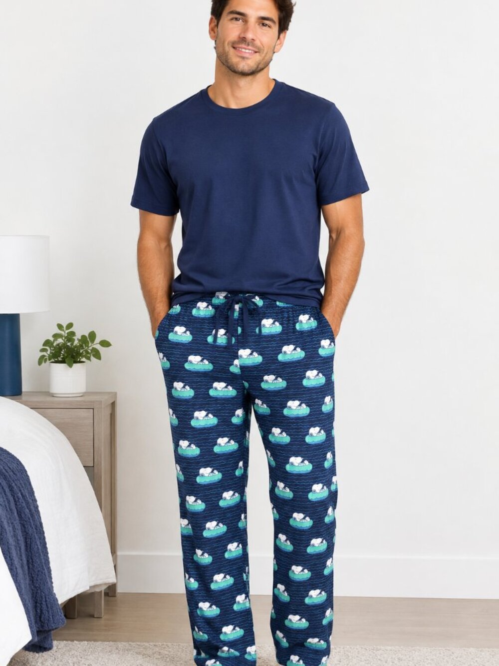 NEW!!! SNOOPY FLANNEL PJ PANTS - AMERICAN EAGLE - SIZE XL